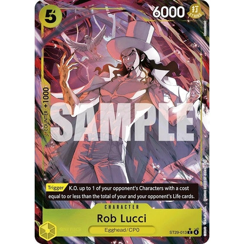 Image for Rob Lucci (Full Art) (ST29-013) (Starter Deck 29: Egghead) - One Piece Card Game