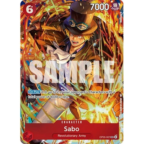 Image for Sabo (Illustration Box Vol.5) (OP05-007) (One Piece Promotion Cards) - One Piece Card Game