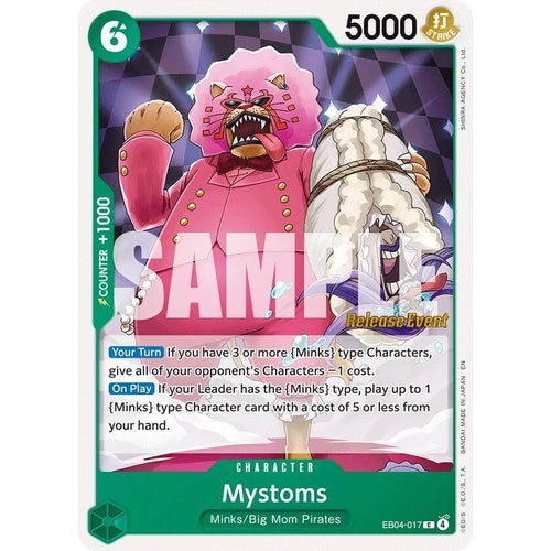 Image for Mystoms (EB04-017) (The Azure Sea's Seven Release Event Cards) - One Piece Card Game