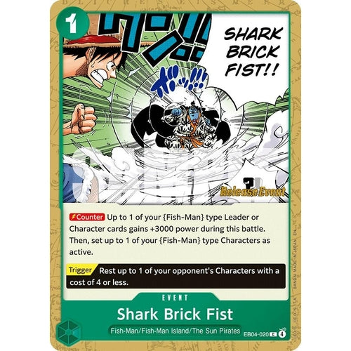 Image for Shark Brick Fist (EB04-020) (The Azure Sea's Seven Release Event Cards) - One Piece Card Game