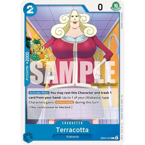 Image for Terracotta (EB04-024) (The Azure Sea's Seven Release Event Cards) - One Piece Card Game