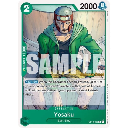 Image for Yosaku (OP14-035) (The Azure Sea's Seven Release Event Cards) - One Piece Card Game