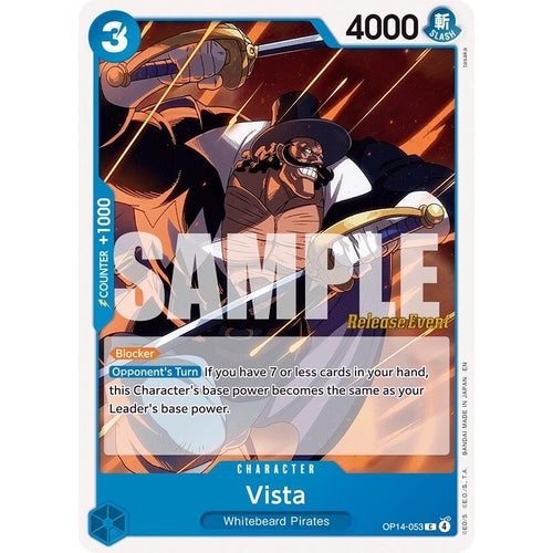 Image for Vista (OP14-053) (The Azure Sea's Seven Release Event Cards) - One Piece Card Game