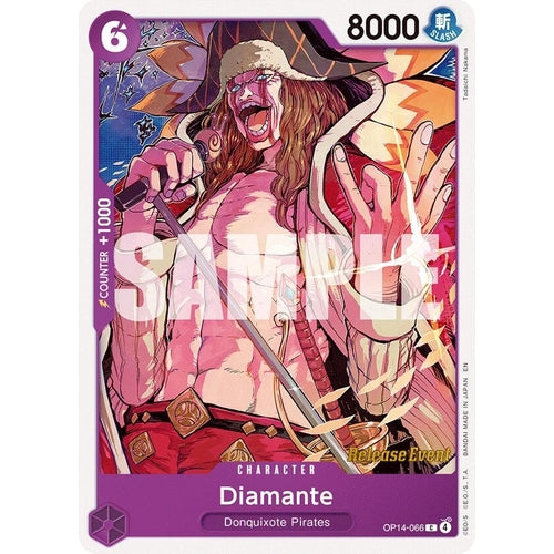 Image for Diamante (OP14-066) (The Azure Sea's Seven Release Event Cards) - One Piece Card Game