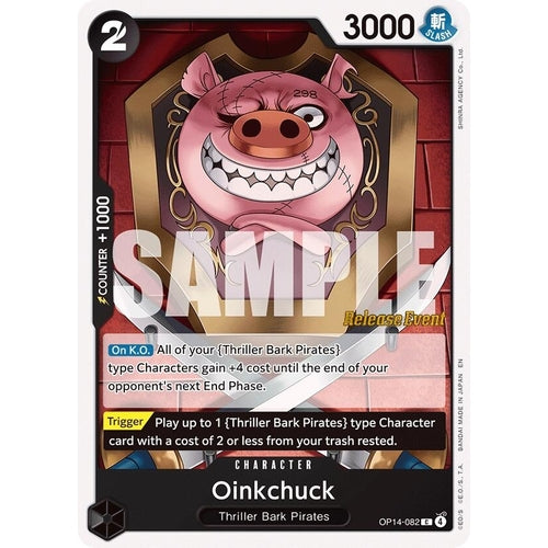 Image for Oinkchuck (OP14-082) (The Azure Sea's Seven Release Event Cards) - One Piece Card Game