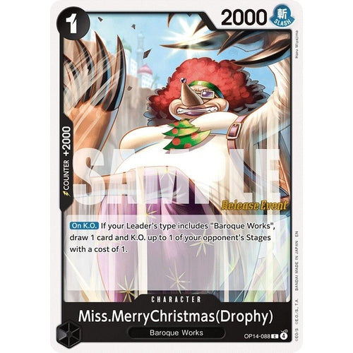 Image for Miss.MerryChristmas(Drophy) (OP14-088) (The Azure Sea's Seven Release Event Cards) - One Piece Card Game