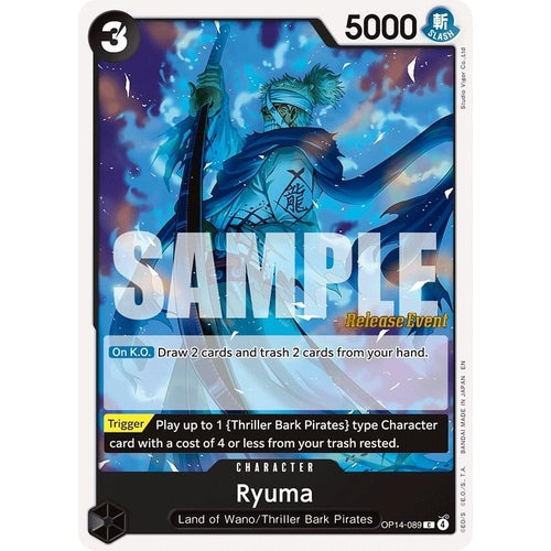Image for Ryuma (OP14-089) (The Azure Sea's Seven Release Event Cards) - One Piece Card Game