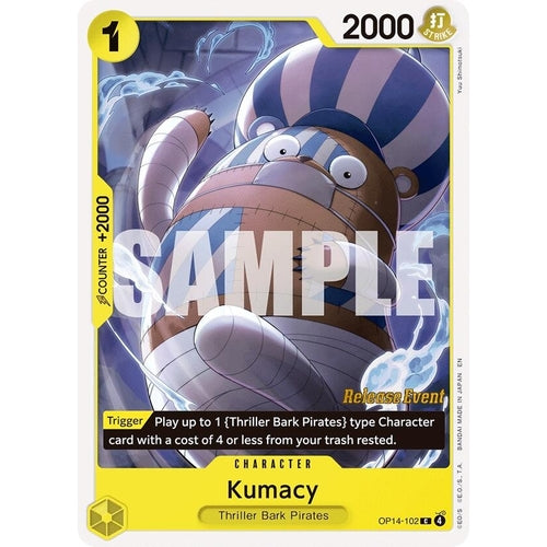 Image for Kumacy (OP14-102) (The Azure Sea's Seven Release Event Cards) - One Piece Card Game