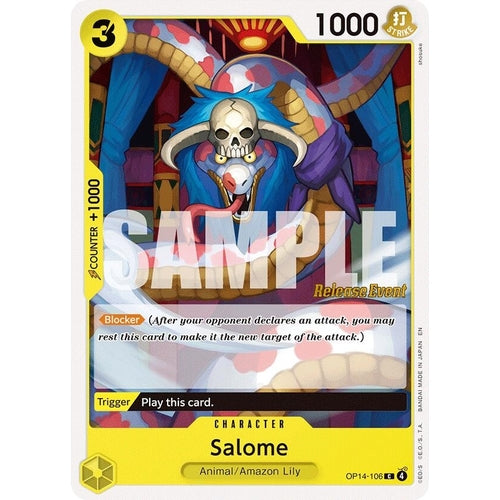 Image for Salome (OP14-106) (The Azure Sea's Seven Release Event Cards) - One Piece Card Game