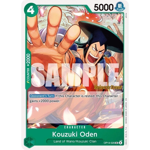 Image for Kouzuki Oden (OP14-026) (The Azure Sea's Seven Release Event Cards) - One Piece Card Game