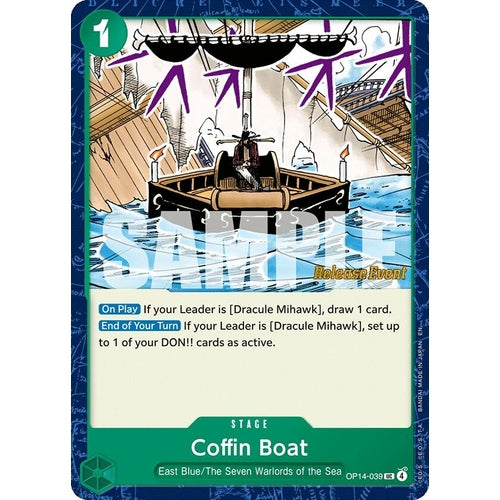 Image for Coffin Boat (OP14-039) (The Azure Sea's Seven Release Event Cards) - One Piece Card Game