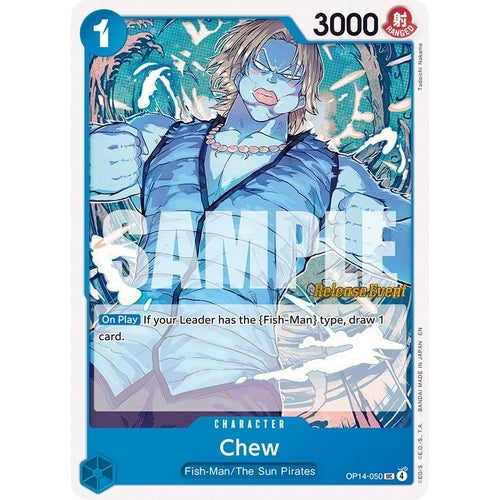 Image for Chew (OP14-050) (The Azure Sea's Seven Release Event Cards) - One Piece Card Game