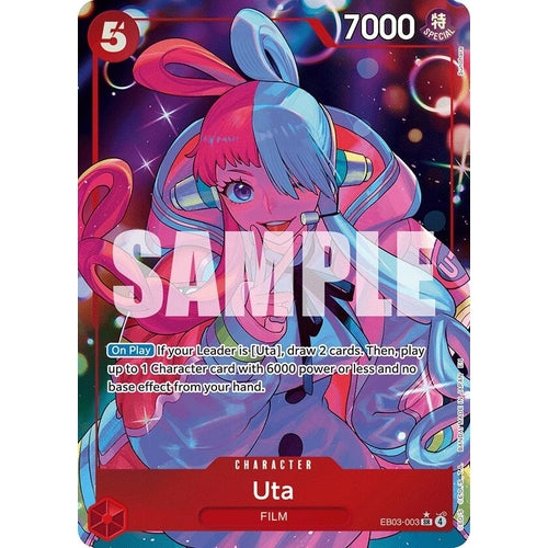 Image for Uta (003) (Alternate Art) (EB03-003) (Extra Booster: One Piece Heroines Edition) - One Piece Card Game