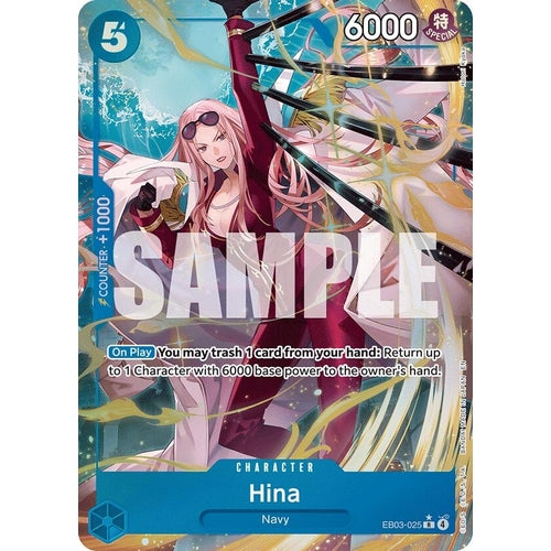 Image for Hina (Alternate Art) (EB03-025) (Extra Booster: One Piece Heroines Edition) - One Piece Card Game