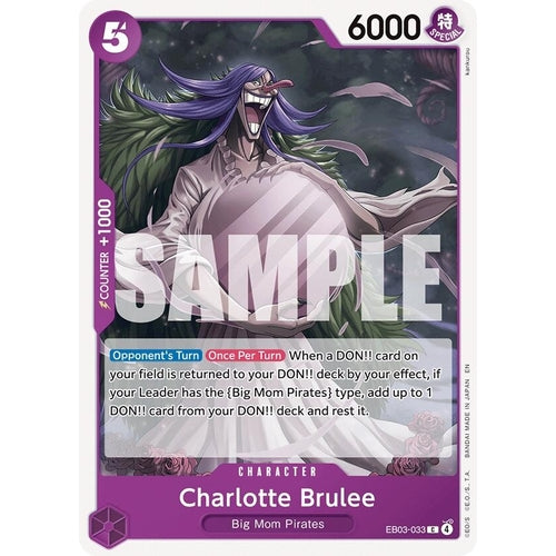 Image for Charlotte Brulee (EB03-033) (Extra Booster: One Piece Heroines Edition) - One Piece Card Game