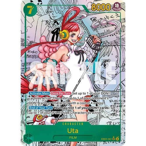 Image for Uta (061) (Manga) (EB03-061) (Extra Booster: One Piece Heroines Edition) - One Piece Card Game