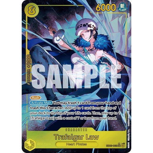 Image for Trafalgar Law (Alternate Art) (EB03-062) (Extra Booster: One Piece Heroines Edition) - One Piece Card Game