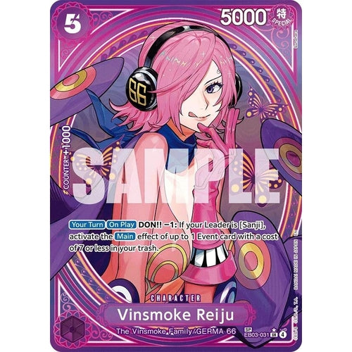 Image for Vinsmoke Reiju (SP) (EB03-031) (Extra Booster: One Piece Heroines Edition) - One Piece Card Game