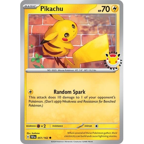 Pikachu (Pokemon Day 2026) (051/162) (Miscellaneous Cards & Products) - PokéBox Australia