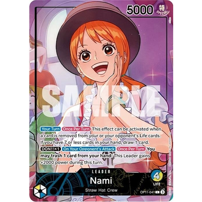 Image for Nami (Whole Cake Island Arc) (OP11-041) (One Piece Promotion Cards) - One Piece Card Game