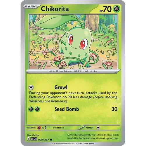 Image for Chikorita (008/217) (ME: Ascended Heroes) - Pokemon