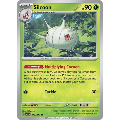 Image for Silcoon (012/217) (ME: Ascended Heroes) - Pokemon
