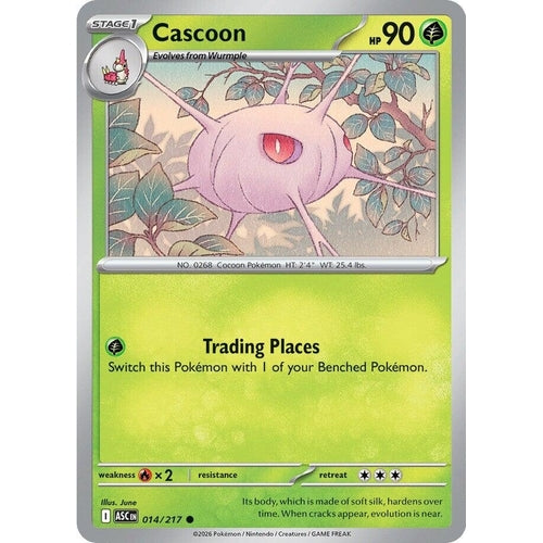 Image for Cascoon (014/217) (ME: Ascended Heroes) - Pokemon