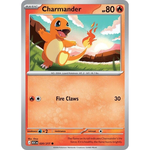 Image for Charmander (020/217) (ME: Ascended Heroes) - Pokemon