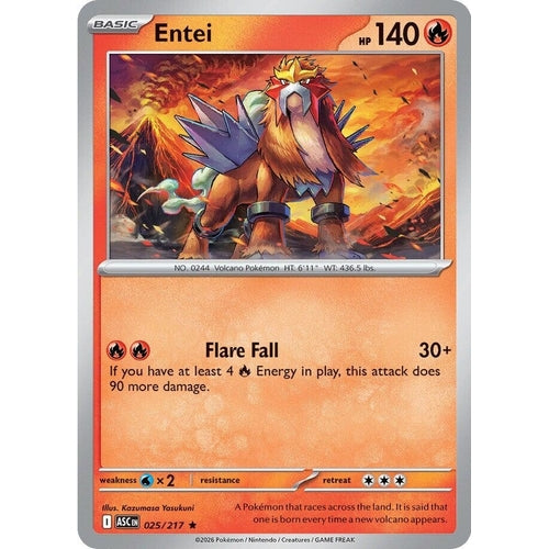 Image for Entei (025/217) (ME: Ascended Heroes) - Pokemon