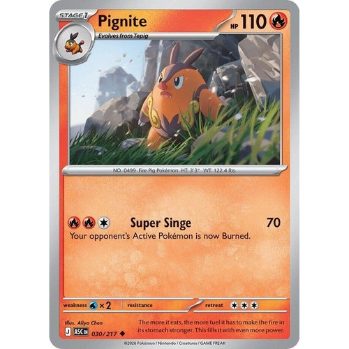 Image for Pignite (030/217) (ME: Ascended Heroes) - Pokemon