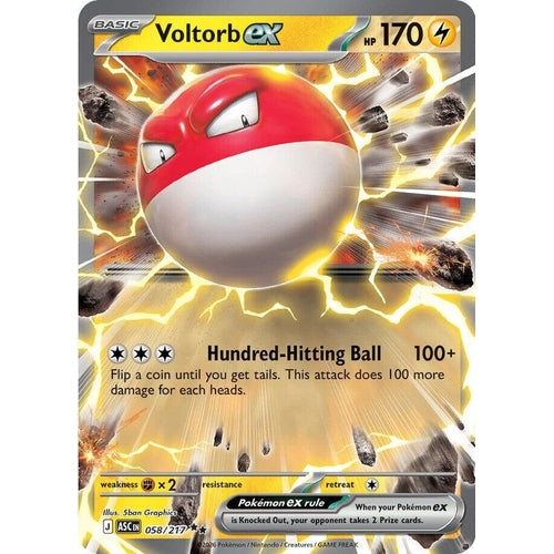 Image for Voltorb ex (058/217) (ME: Ascended Heroes) - Pokemon