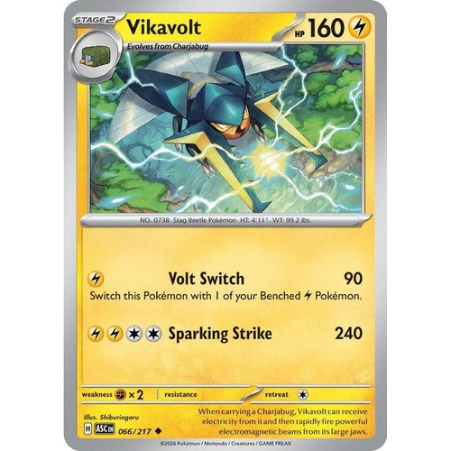 Image for Vikavolt (066/217) (ME: Ascended Heroes) - Pokemon
