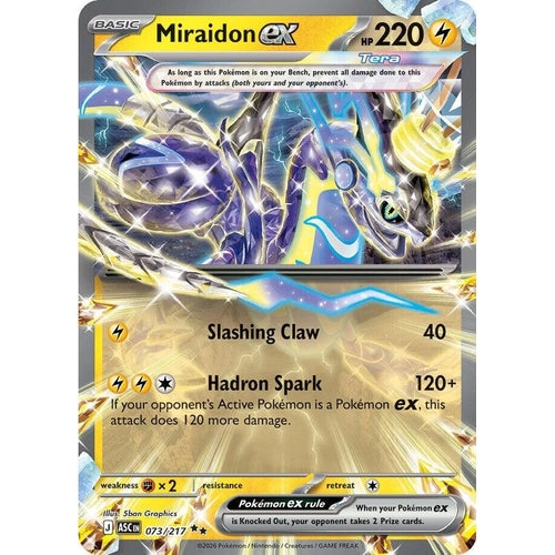 Image for Miraidon ex (073/217) (ME: Ascended Heroes) - Pokemon