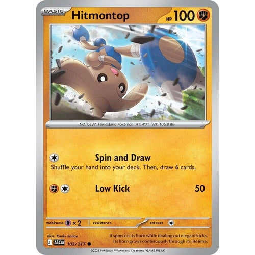 Image for Hitmontop (102/217) (ME: Ascended Heroes) - Pokemon