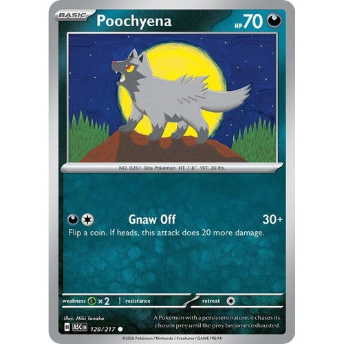 Image for Poochyena (128/217) (ME: Ascended Heroes) - Pokemon