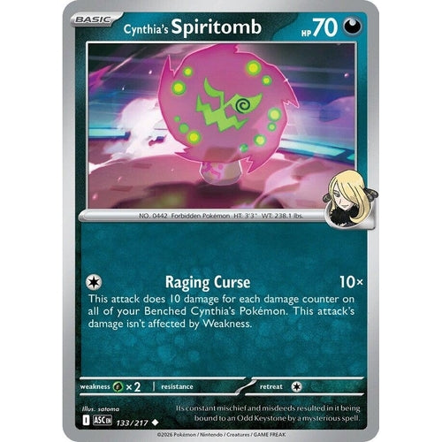 Image for Cynthia's Spiritomb (133/217) (ME: Ascended Heroes) - Pokemon
