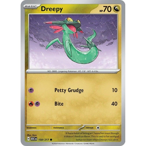 Image for Dreepy (158/217) (ME: Ascended Heroes) - Pokemon