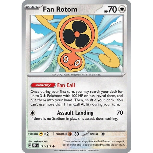 Image for Fan Rotom (171/217) (ME: Ascended Heroes) - Pokemon