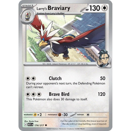 Image for Larry's Braviary (174/217) (ME: Ascended Heroes) - Pokemon