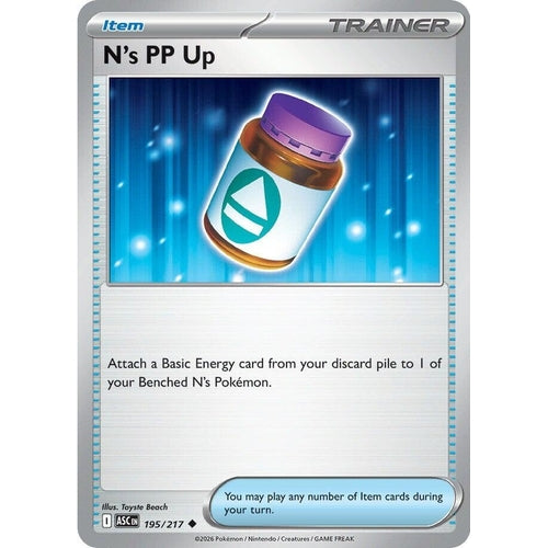 Image for N's PP Up (195/217) (ME: Ascended Heroes) - Pokemon