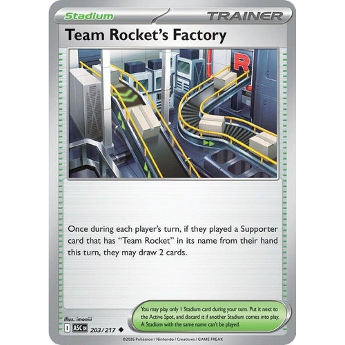 Image for Team Rocket's Factory (203/217) (ME: Ascended Heroes) - Pokemon