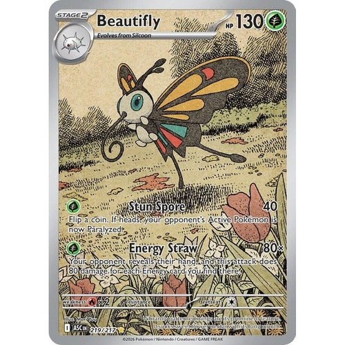 Image for Beautifly (219/217) (ME: Ascended Heroes) - Pokemon