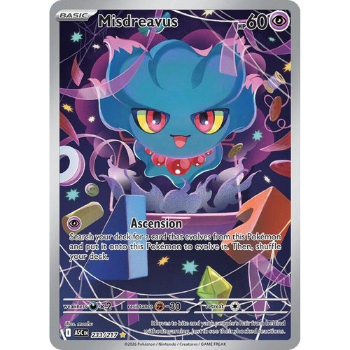 Image for Misdreavus (233/217) (ME: Ascended Heroes) - Pokemon
