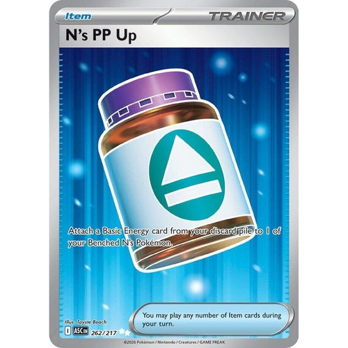Image for N's PP Up (262/217) (ME: Ascended Heroes) - Pokemon