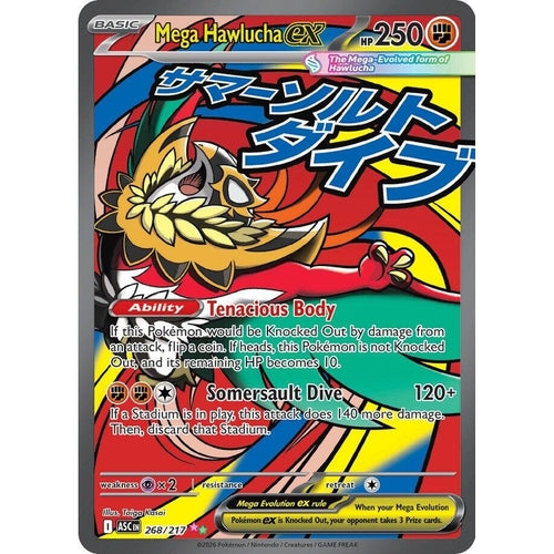 Image for Mega Hawlucha ex (268/217) (ME: Ascended Heroes) - Pokemon