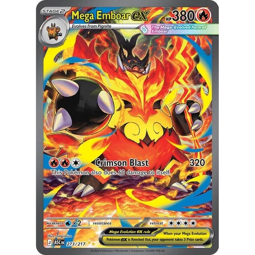 Image for Mega Emboar ex (273/217) (ME: Ascended Heroes) - Pokemon