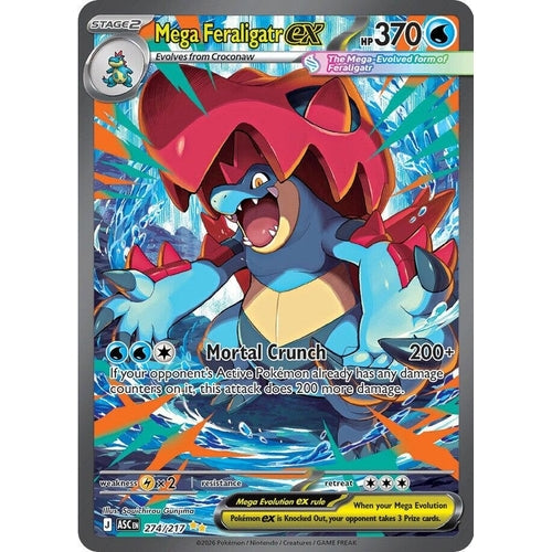 Image for Mega Feraligatr ex (274/217) (ME: Ascended Heroes) - Pokemon