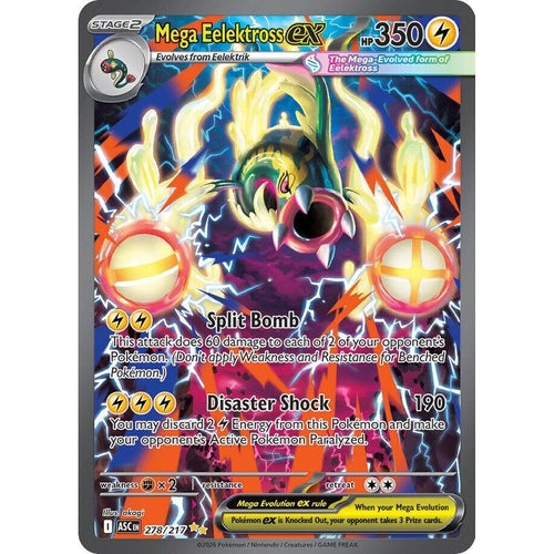 Image for Mega Eelektross ex (278/217) (ME: Ascended Heroes) - Pokemon