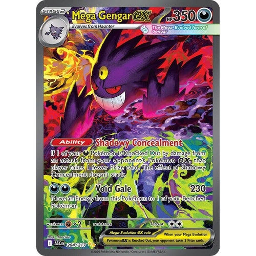 Image for Mega Gengar ex (284/217) (ME: Ascended Heroes) - Pokemon