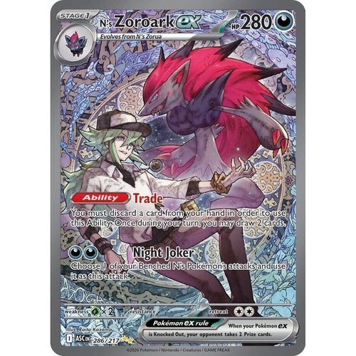 Image for N's Zoroark ex (286/217) (ME: Ascended Heroes) - Pokemon